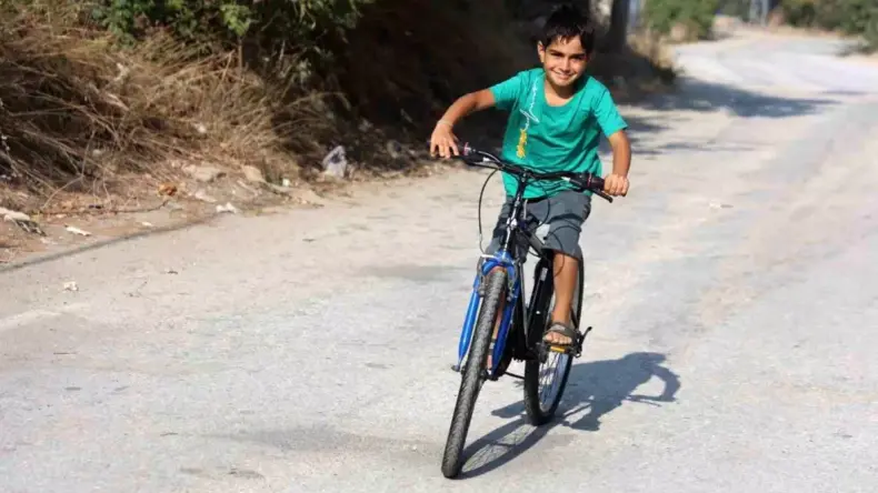 Cesur’un Bisiklet Hayali Gerçekleşti